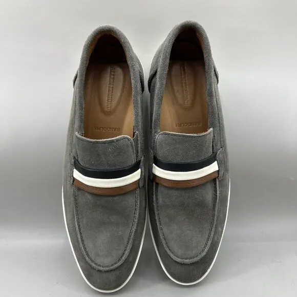 Allen Edmonds Randolph Signature Loafers Men's Size 9 D Gray Suede Comfort Shoes