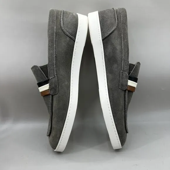 Allen Edmonds Randolph Signature Loafers Men's Size 9 D Gray Suede Comfort Shoes