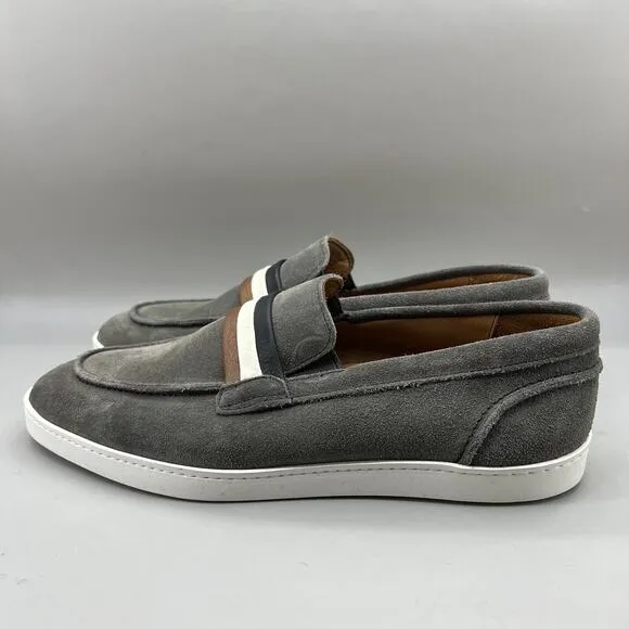 Allen Edmonds Randolph Signature Loafers Men's Size 9 D Gray Suede Comfort Shoes