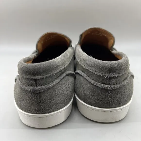 Allen Edmonds Randolph Signature Loafers Men's Size 9 D Gray Suede Comfort Shoes