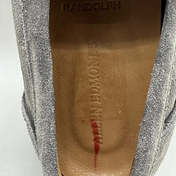Allen Edmonds Randolph Signature Loafers Men's Size 9 D Gray Suede Comfort Shoes