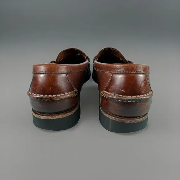 ALLEN‎ EDMONDS Rockland Men's Brown Leather Penny Loafer Shoes 42556 - SIZE 13 D