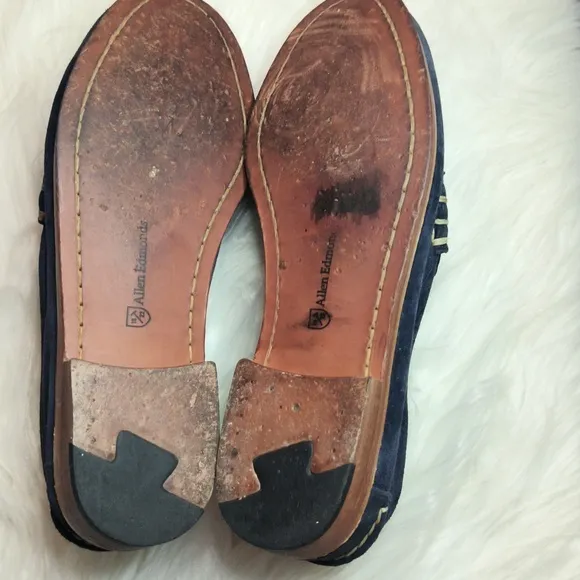 Allen Edmonds Sea Island Navy Suede Loafers