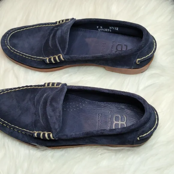 Allen Edmonds Sea Island Navy Suede Loafers