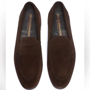 Allen Edmonds Suede Mercer Street Penny Loafer