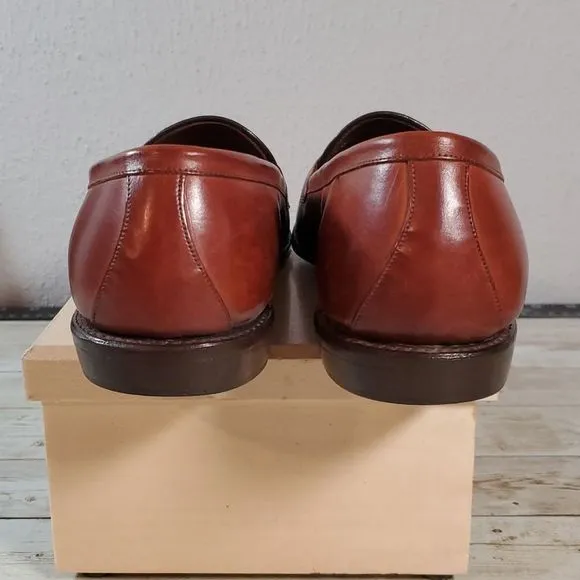 Allen Edmonds Women's Brookline Loafers Cognac Brown Size‎ 10B Ladies Loafers