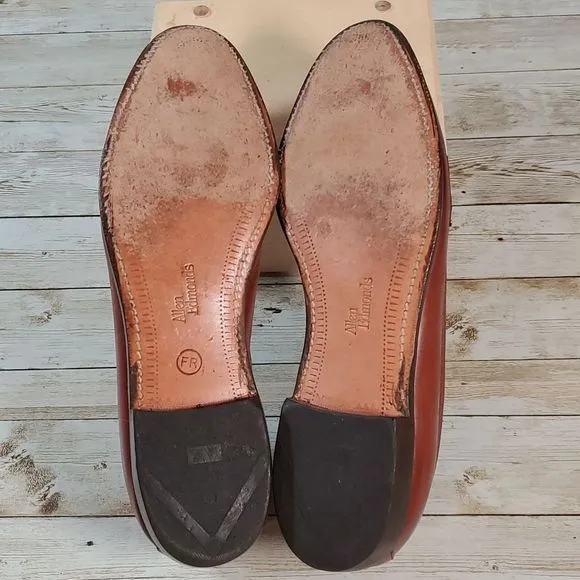 Allen Edmonds Women's Brookline Loafers Cognac Brown Size‎ 10B Ladies Loafers