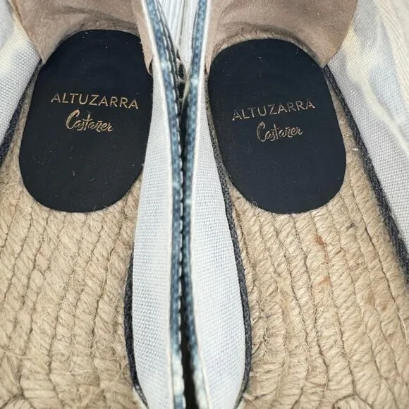 Altuzarra x Castaner Kenda espadrille shoes slip on tie dyed flat loafers 38