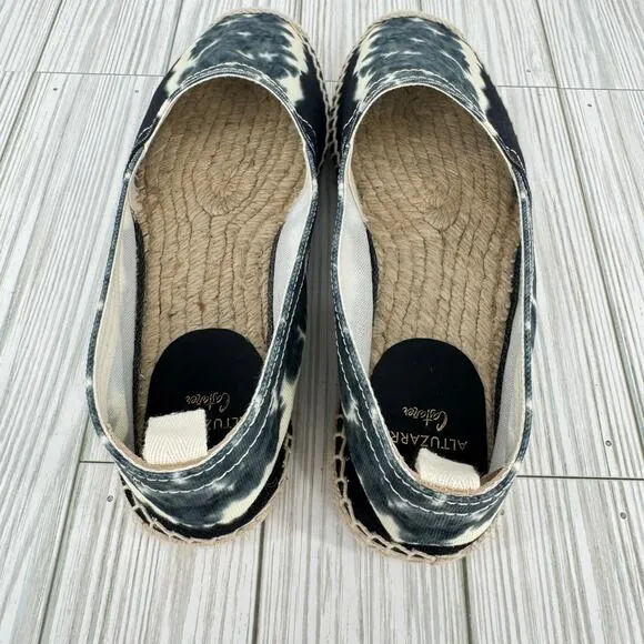 Altuzarra x Castaner Kenda espadrille shoes slip on tie dyed flat loafers 38