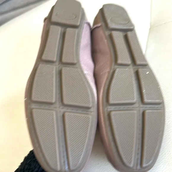 Anne Klein Meg Taupe Iflex Slip On Driving Loafers Size 7