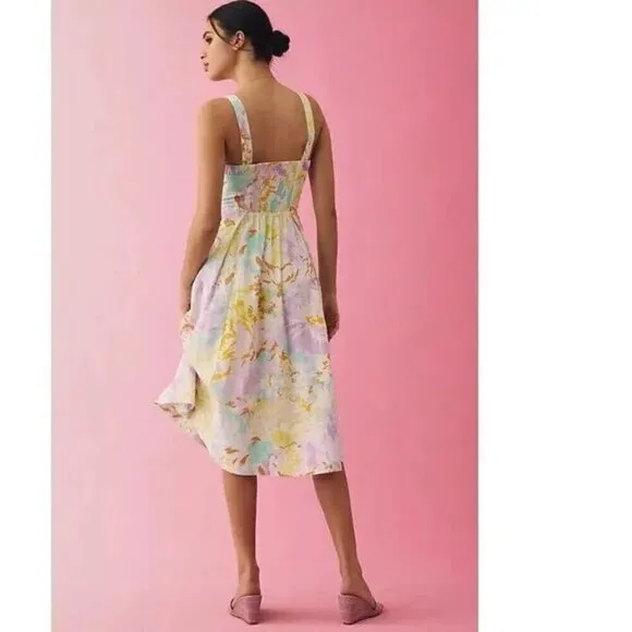 Anthropologie Maeve Sweetheart Corset Dress NWT M