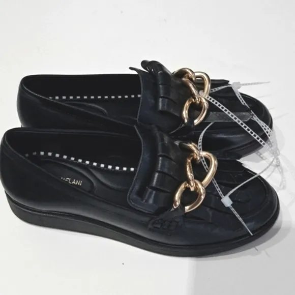 Antonio Melani Ornamented Leather Loafer Dress Shoes