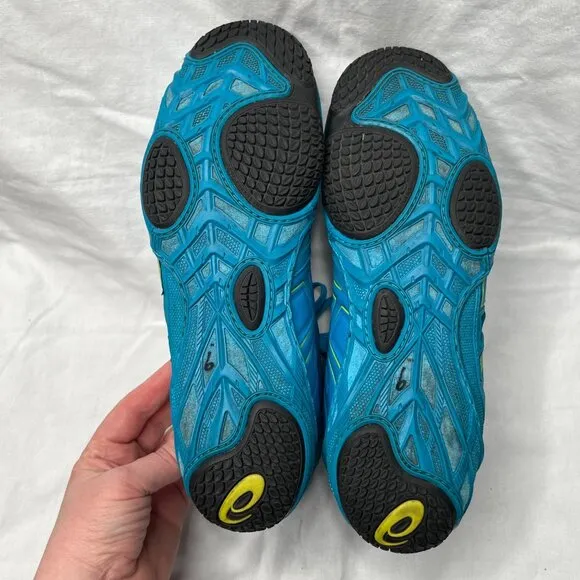 Asics Mens Omniflex-attack Wrestling Shoes Size 9.5 Blue/Black J4007
