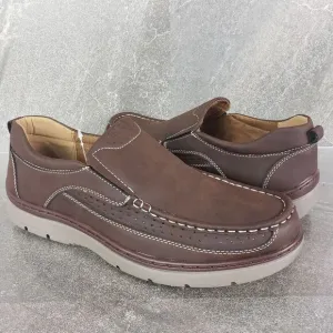 Aston Marc Shoes Mens 10 M Brown Slip On Comfort II Loafers