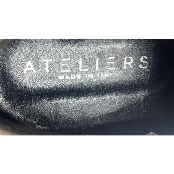 ATELIERS Womens Brown Suede Platform Lug Loafers Shoes 7- 7.5 US 38 EU
