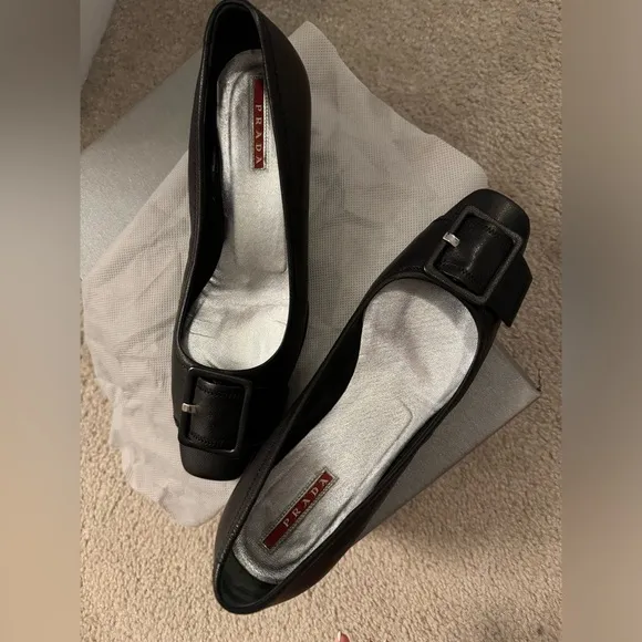 AUTHENTIC PRADA lather shoes