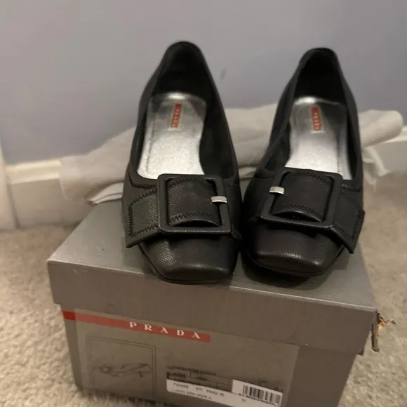 AUTHENTIC PRADA lather shoes