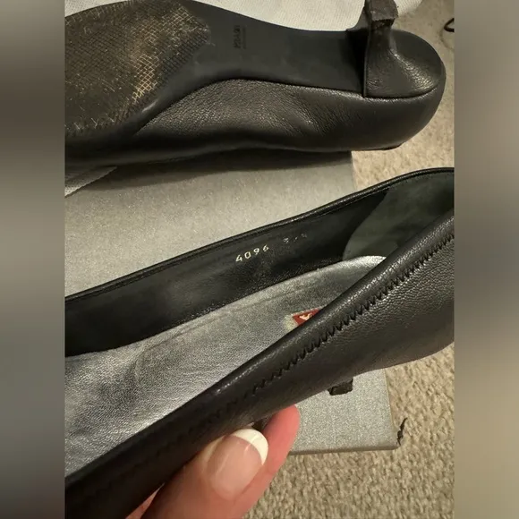AUTHENTIC PRADA lather shoes