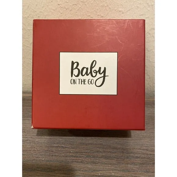 Baby On The Go First Steps Slip-On Moccasins Shoes Christmas gift red velvet 3.5