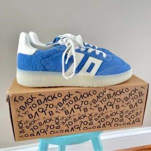 Back 70 Boston 2505 Sneakers Blue Suede Women’s Size 39
