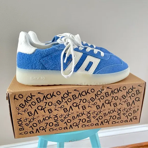 Back 70 Boston 2505 Sneakers Blue Suede Women’s Size 39