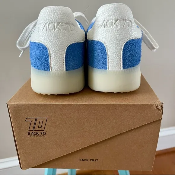 Back 70 Boston 2505 Sneakers Blue Suede Women’s Size 39