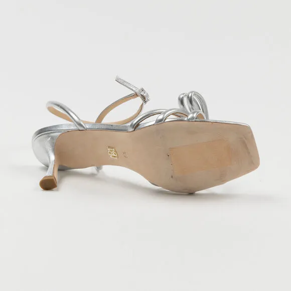 Badgley Mischka Women Loyalty Sandals Silver Size 8