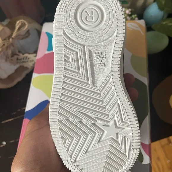 Bape Black Sneakers with Classic Silhouette