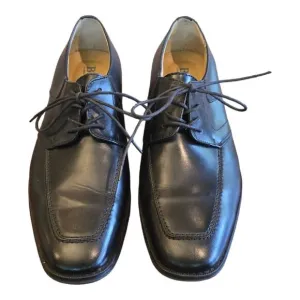 Bass Abilene Black Leather Men's Dress Shoes Loafers Size 12 D