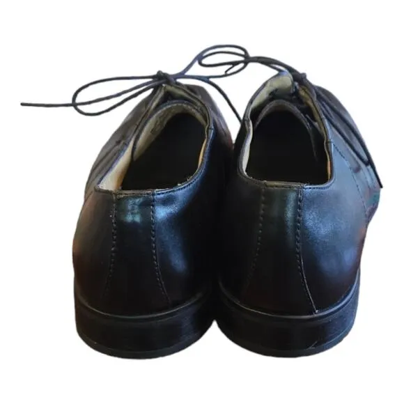 Bass Abilene Black Leather Men's Dress Shoes Loafers Size 12 D