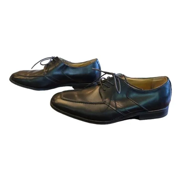 Bass Abilene Black Leather Men's Dress Shoes Loafers Size 12 D