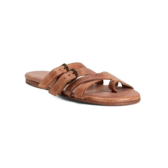 BED/STU Tan Made In Mexico Leather Hilda Sandals