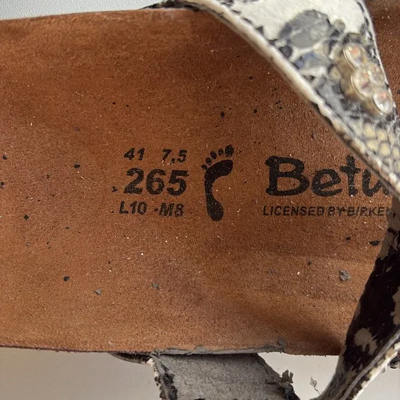 Betula Birkenstock‎ Sandals Womens Size 7 Embellished