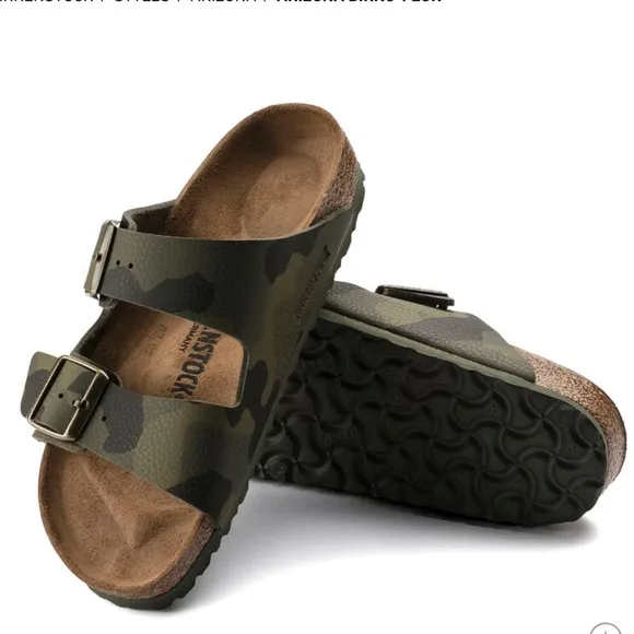 Birkenstock Arizona Birko-Flor Desert Soil Camouflage Sandals