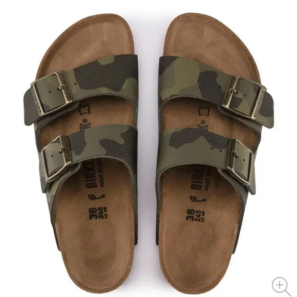 Birkenstock Arizona Birko-Flor Desert Soil Camouflage Sandals