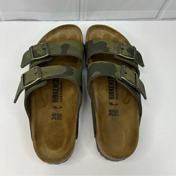 Birkenstock Arizona Birko-Flor Desert Soil Camouflage Sandals