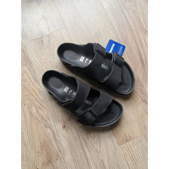 Birkenstock Arizona Exquisite Nubuck All Leather Sandals