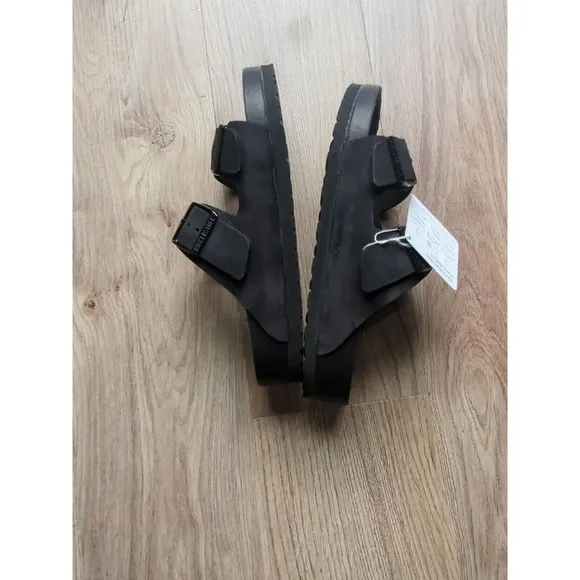Birkenstock Arizona Exquisite Nubuck All Leather Sandals