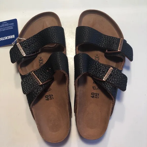 BIRKENSTOCK Arizona Real Leather Sandals NEW