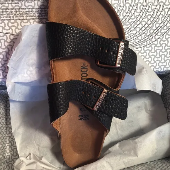 BIRKENSTOCK Arizona Real Leather Sandals NEW