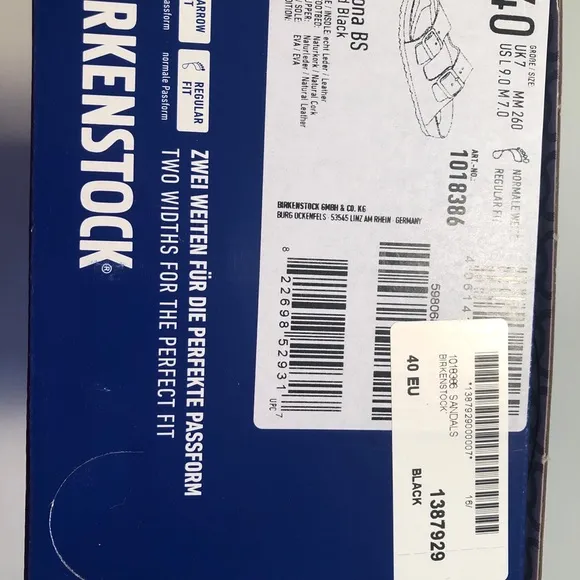 BIRKENSTOCK Arizona Real Leather Sandals NWT