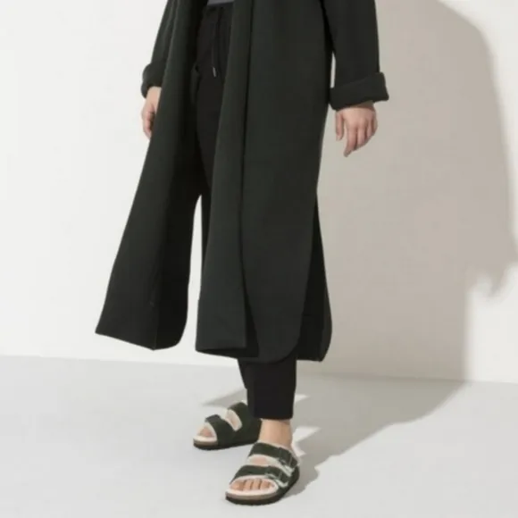 Birkenstock × Arizona Shearling Suede Sandals