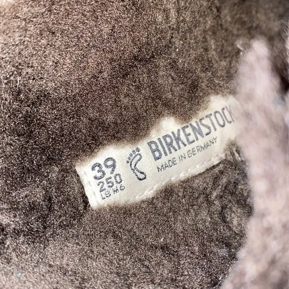 Birkenstock Brown Shearling Lined Arizona Sandals Women’s 8