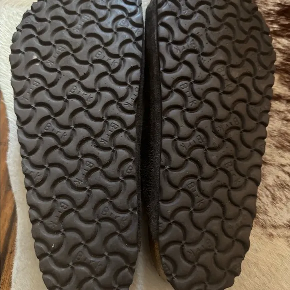 Birkenstock Dark Brown Suede Sandals