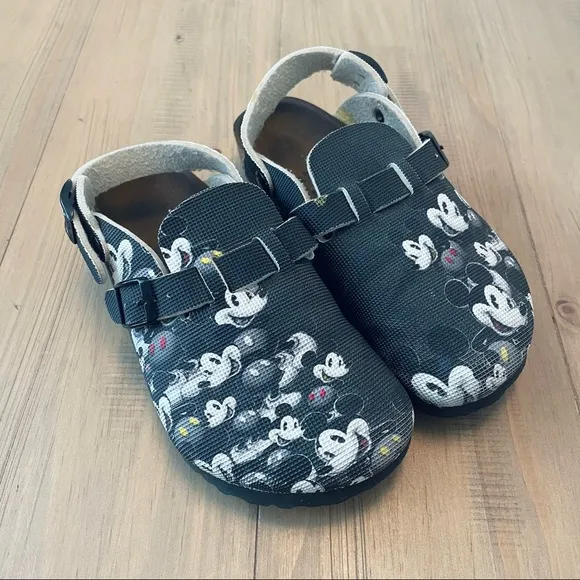 Birkenstock Disney Clogs Youth Size 2 Birki Mickey Mouse Sandals Straps
