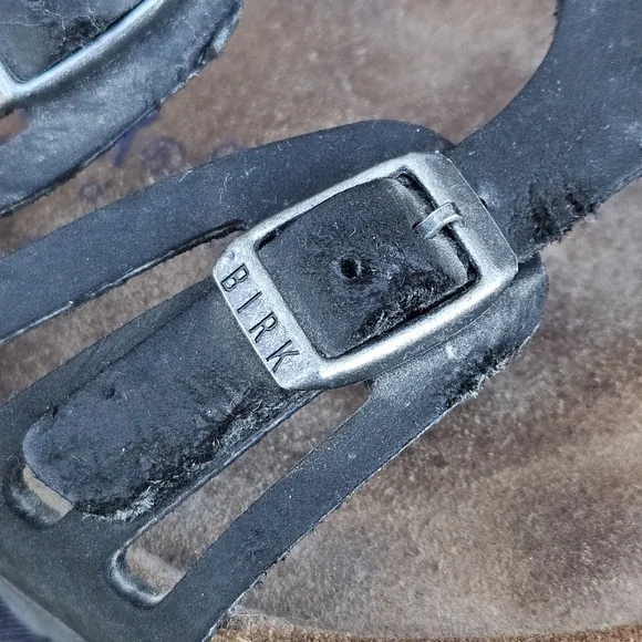 Birkenstock Granada Sandals Black Size 38 Narrow SEE DESCRIPTION