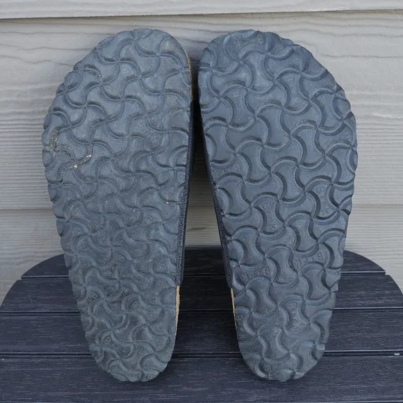 Birkenstock Granada Sandals Black Size 38 Narrow SEE DESCRIPTION