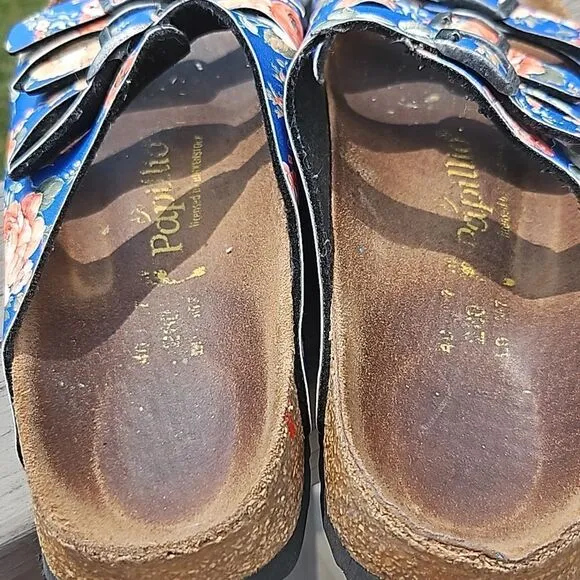 Birkenstock Papillio floral Florida sandals size 9