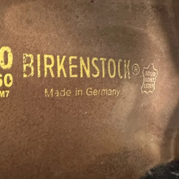 Birkenstocks Granada Sandals Woman's Size EU 40 Black Softbed Great Condition