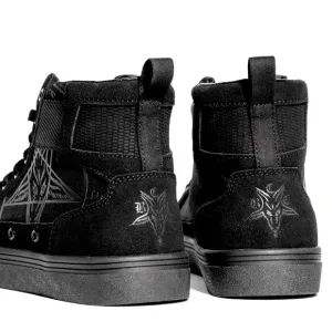 Black High-Top Men's Shoes